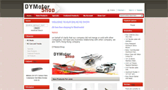 Desktop Screenshot of dymotorshop.com